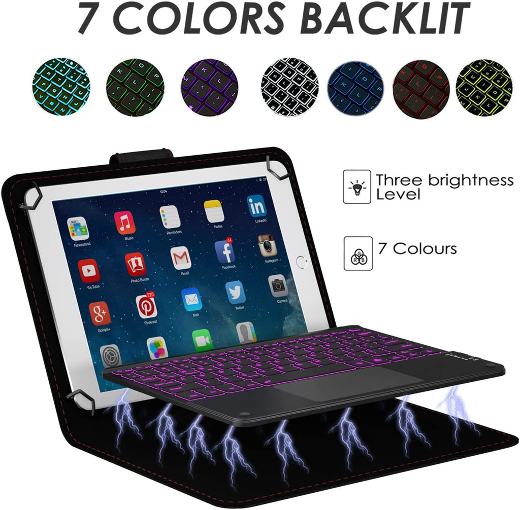 2-in-1 Bluetooth Keyboard Case for Tablets A932