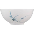 Blue Bamboo 1.2 Qt. Round Melamine Rice Bowl - 12/Case O7090