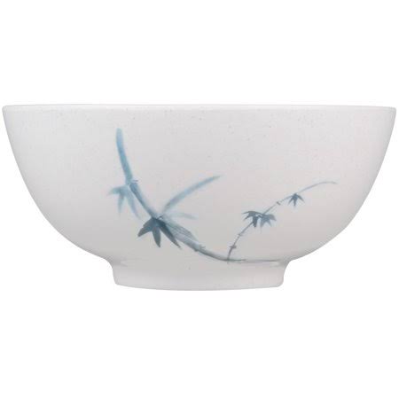Blue Bamboo 1.2 Qt. Round Melamine Rice Bowl - 12/Case O7090