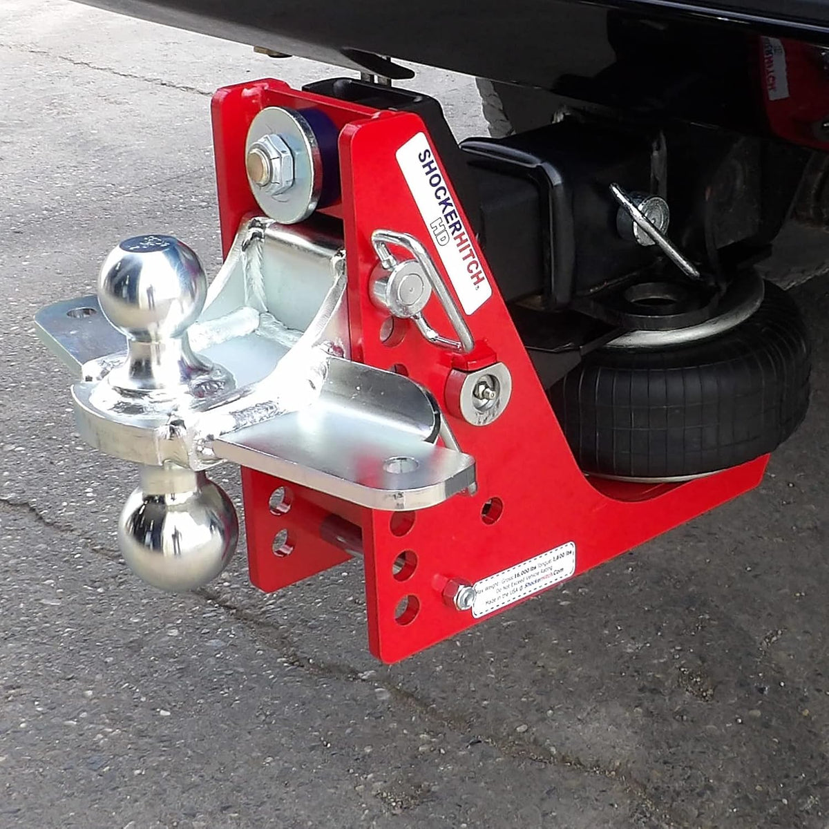 HD Air Hitch Combo Ball Mount with Sway Bar Tabs, Fits 2" Hitch Q3774