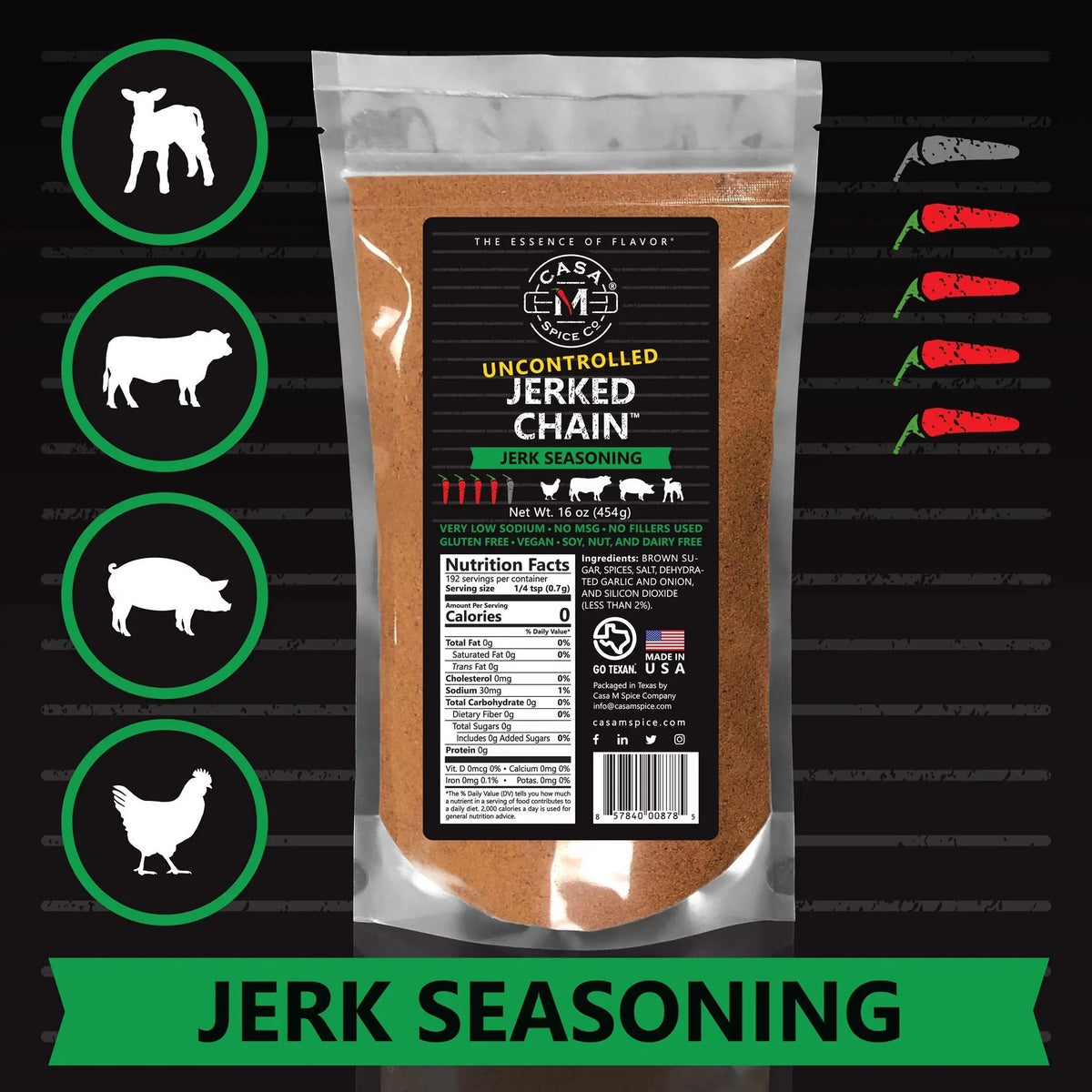 Jamaican Jerk Seasoning G6174