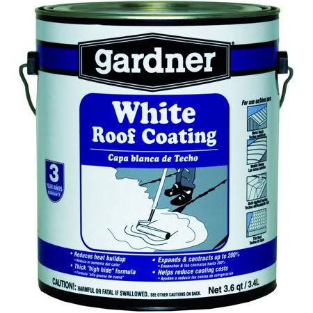 White Elastomeric Roof Coating (Case of 4) Q1452