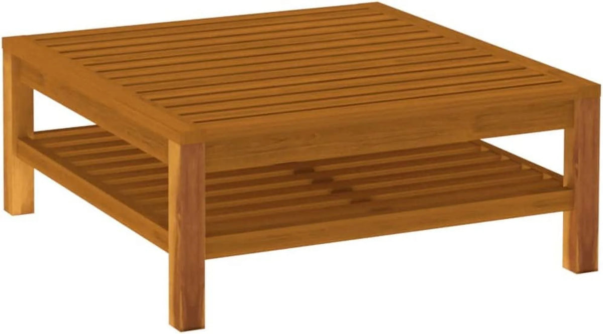 Acacia Wood Patio Furniture Set with Tea Table and Cushions R25984