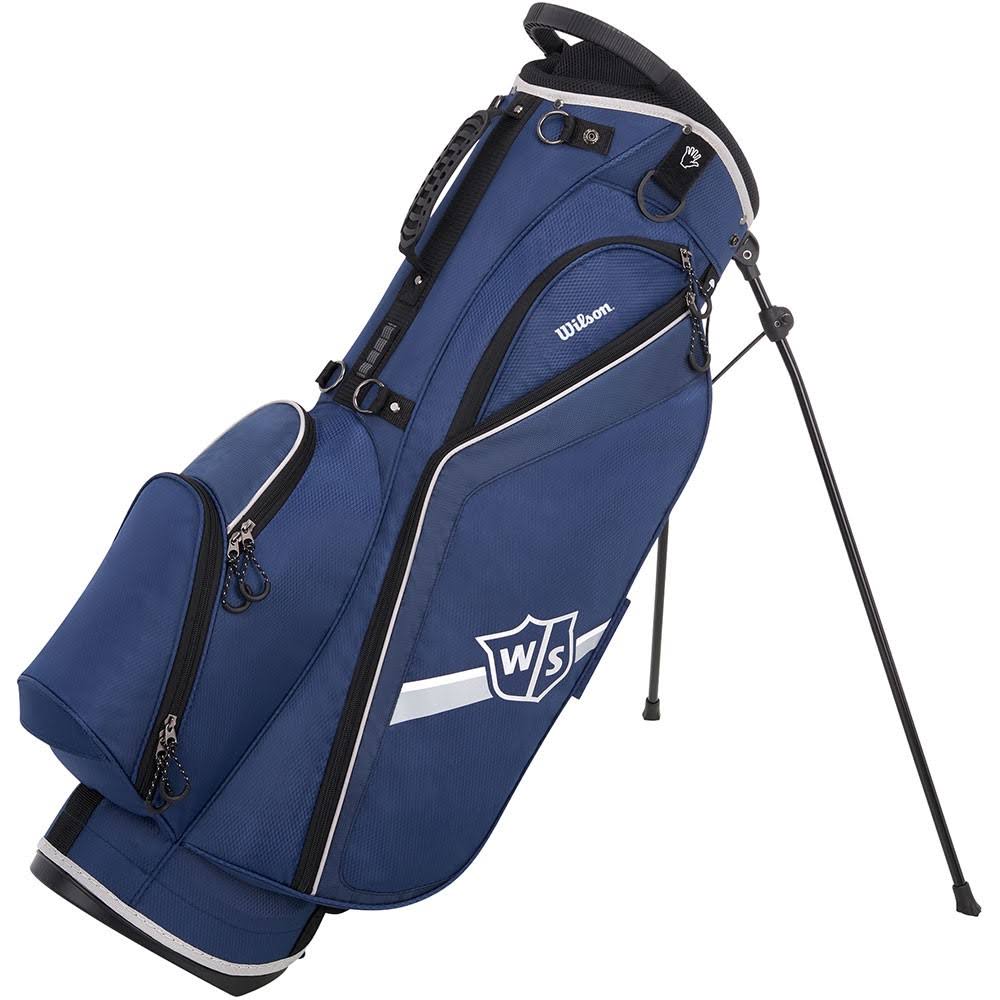 Black/Red Stand Bag B700