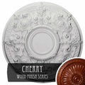 28 1/8x22OD x 1 3/4x22P Hand-Painted Cherry Ceiling Medallion W343