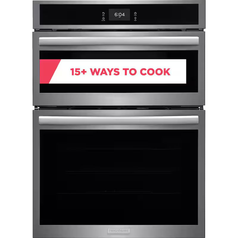 30 in. Electric Built-In Wall Oven and Microwave Combination with Total Convection in Stainless Steel H1027