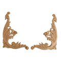 Medium Carved Wood Scroll K17539