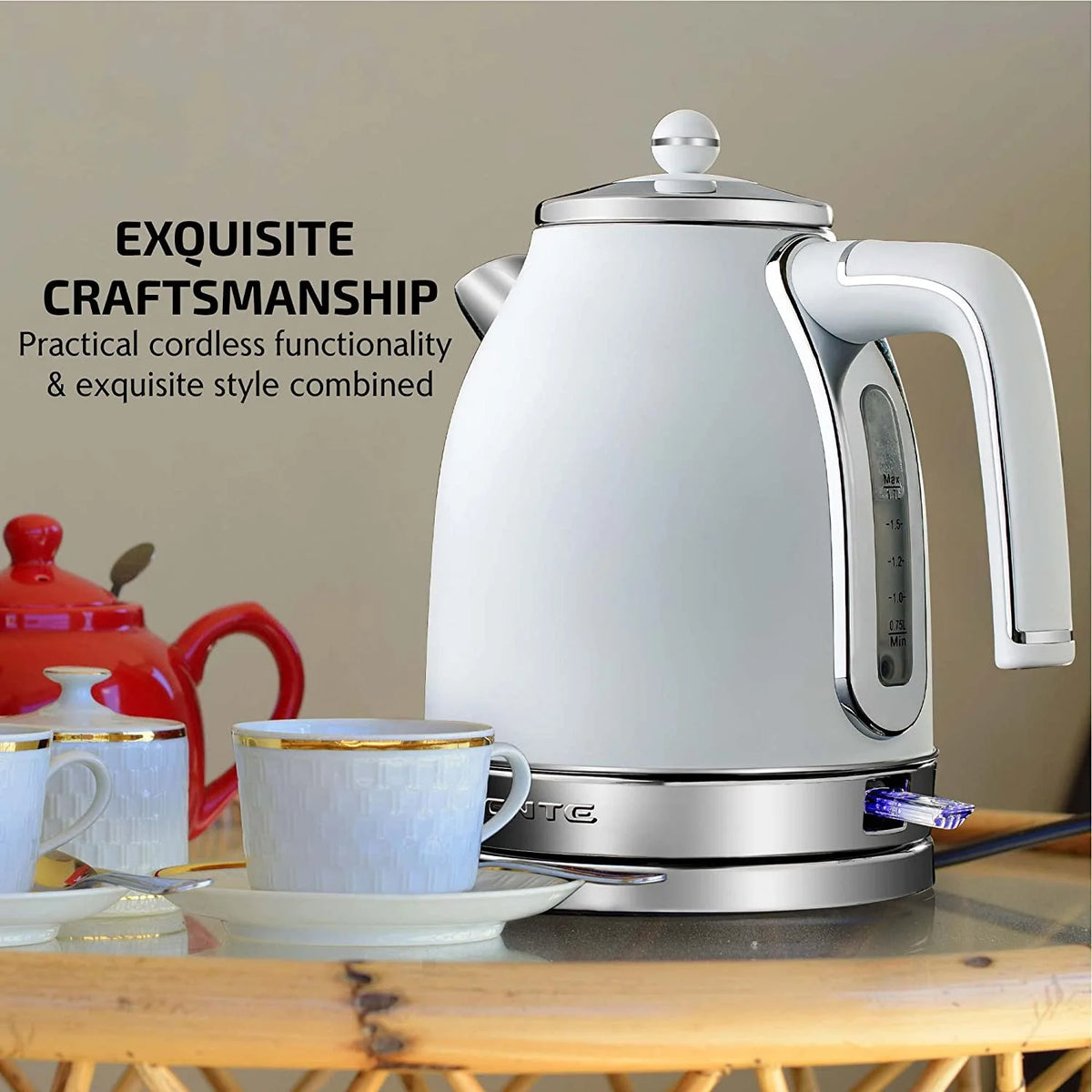 1.7 L Stainless Steel Electric Hot Water Kettle X8039