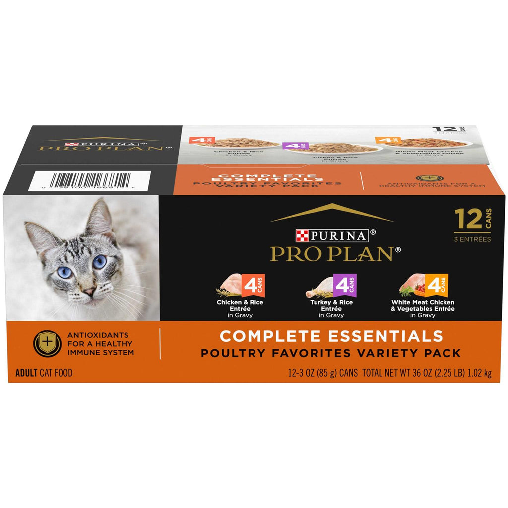 Chicken & Turkey Variety Pack Cat Food S8796