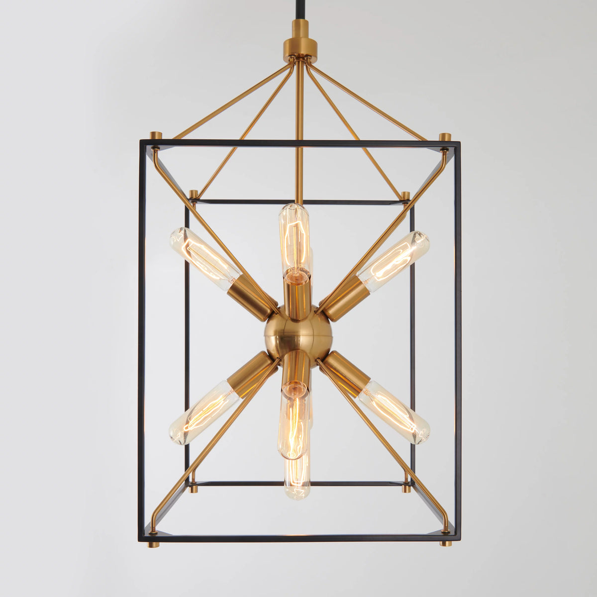 9-light Pendant Black & Gold Z275752