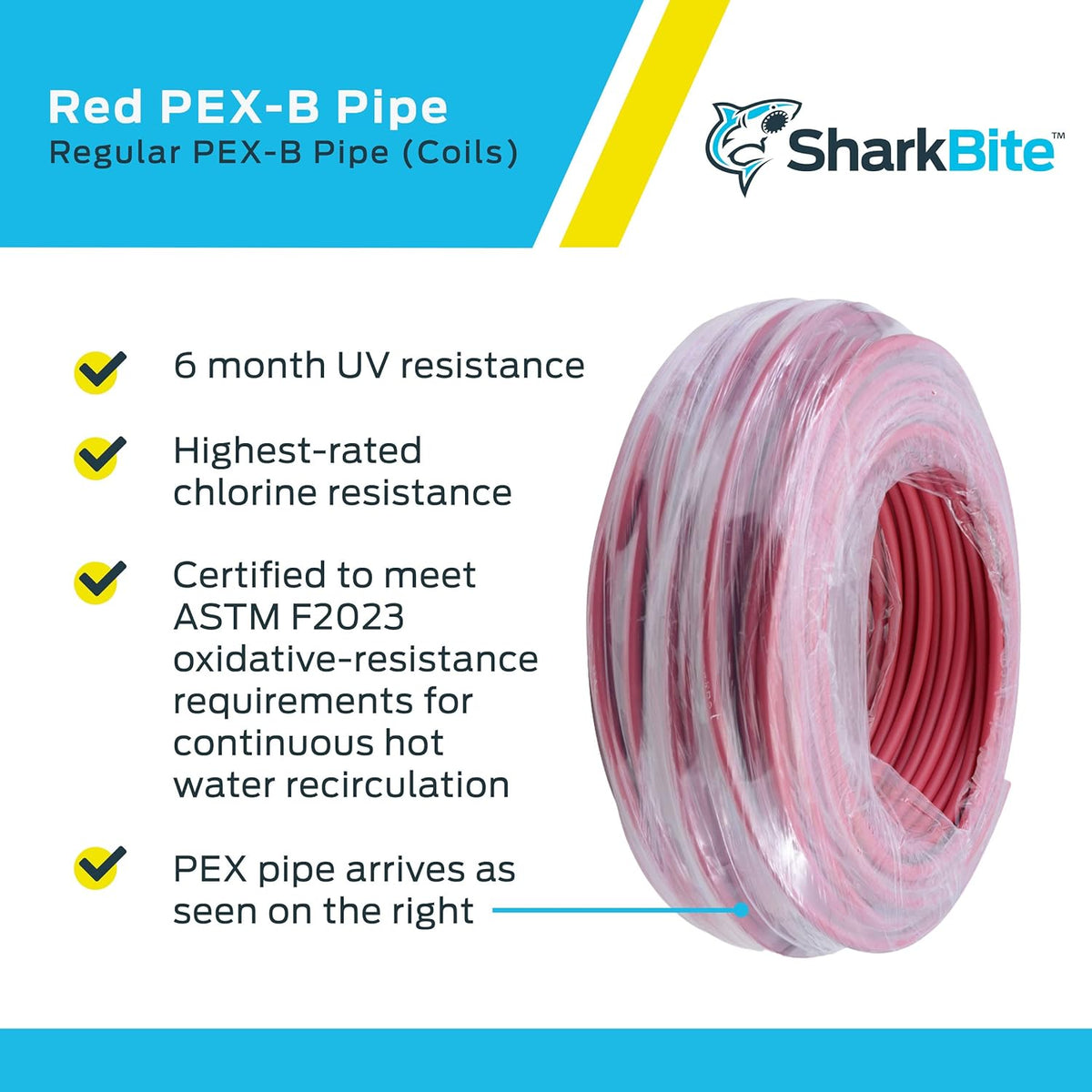 Red PEX-B Pipe Flexible Water Tubing L608049