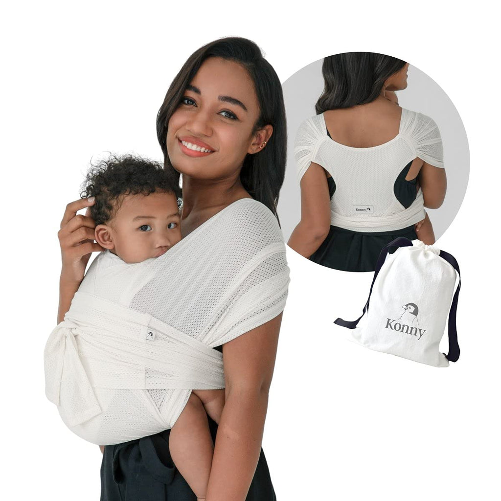 Baby Wrap Carrier, Breathable Infant Sling, Mint, 2XS, Pack of 2 N98941