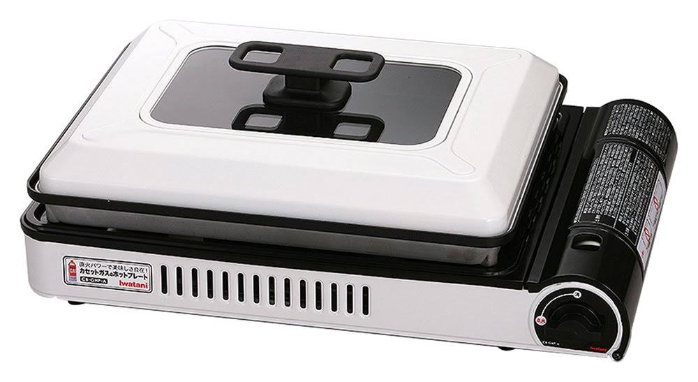 White & Black Cassette Gas Hot Plate Y45687