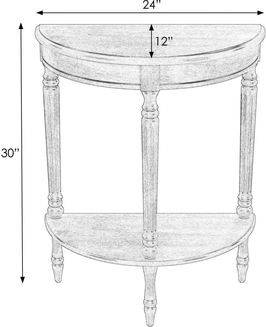 Cherry Brown Console Table T2358