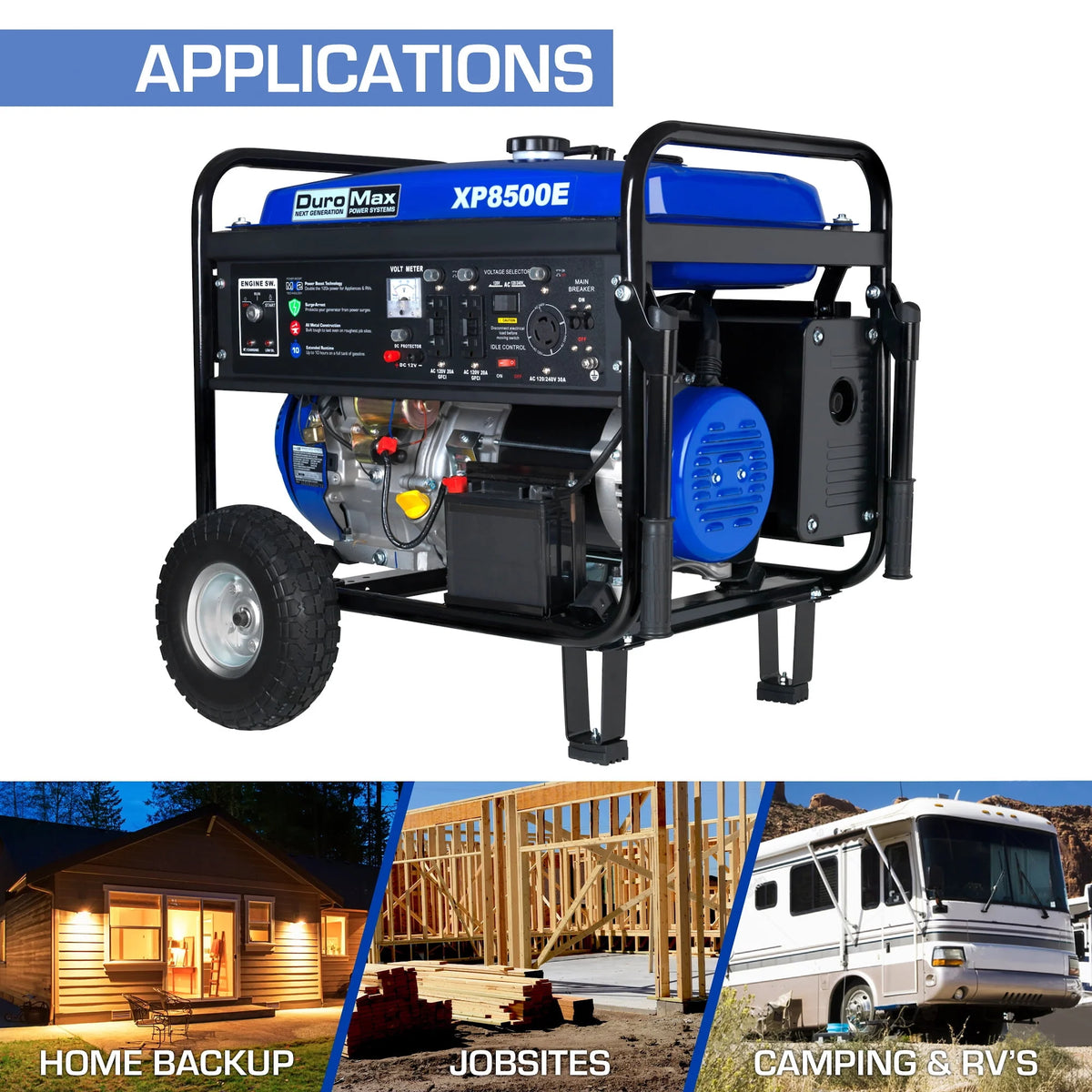 8500-Watt 420cc Gas Generator with Electric Start K26737