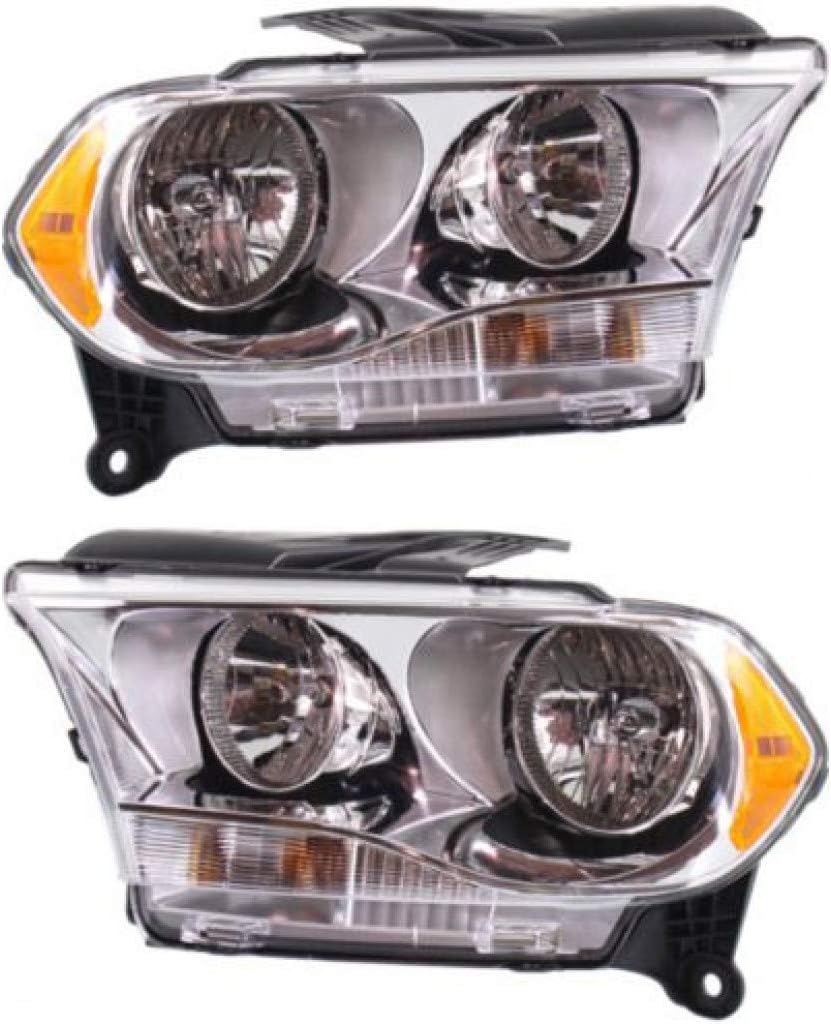 Chrome Passenger Side Headlight for Dodge Durango Truck L844655