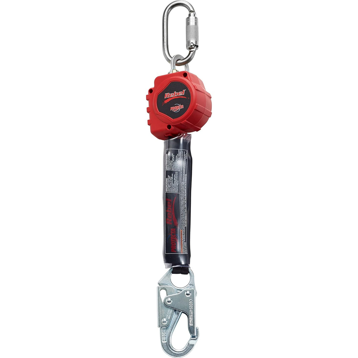 20' Single Leg Self-Retracting Polyester Web Lifeline with Steel Snap Hook L3005