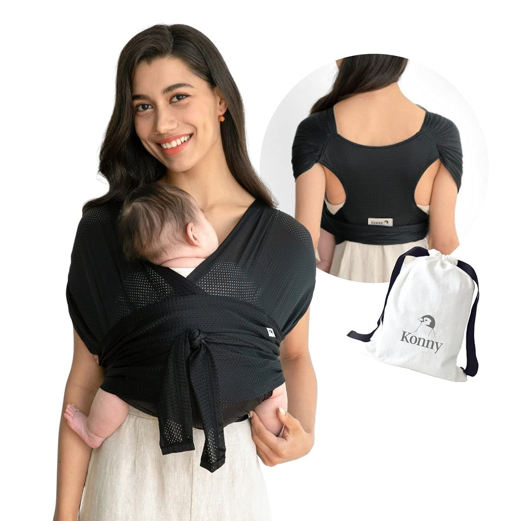 Baby Wrap Carrier, Breathable Infant Sling, Mint, 2XS, Pack of 2 N98941