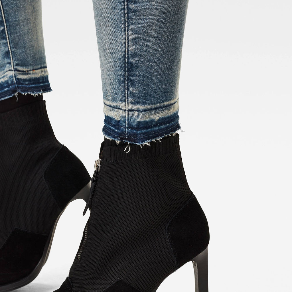 Mid Skinny Ripped Ankle Jeans W4915