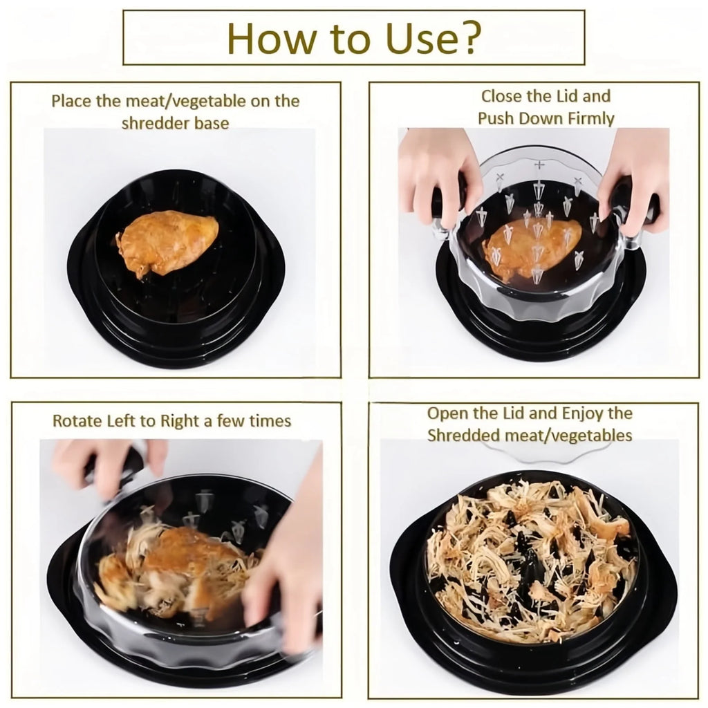 Chicken Shredder Tool Twist with Ergonomic Handle, Heat Resistant, BPA Free I193987