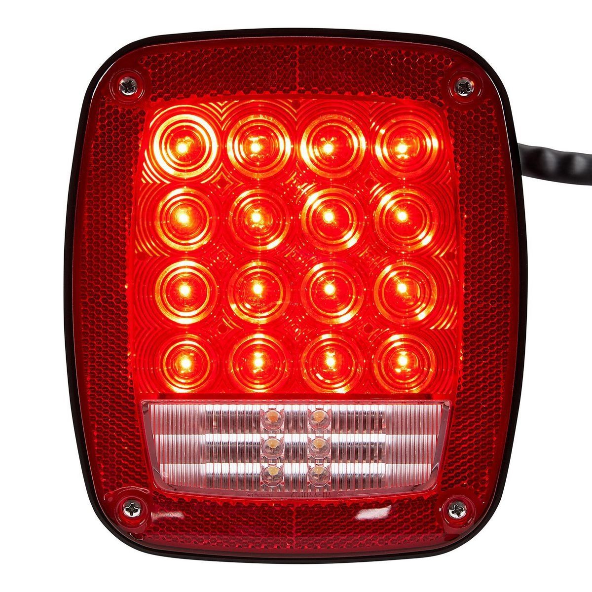 LED Rectangular 6 Function Tail Signal Light H205
