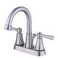 4 in. Centerset Double Handle High-Arc Bathroom Faucet in Brushed Nickel S9245