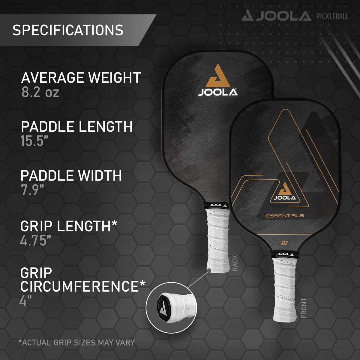Blue 8.2oz Pickleball Paddle P123