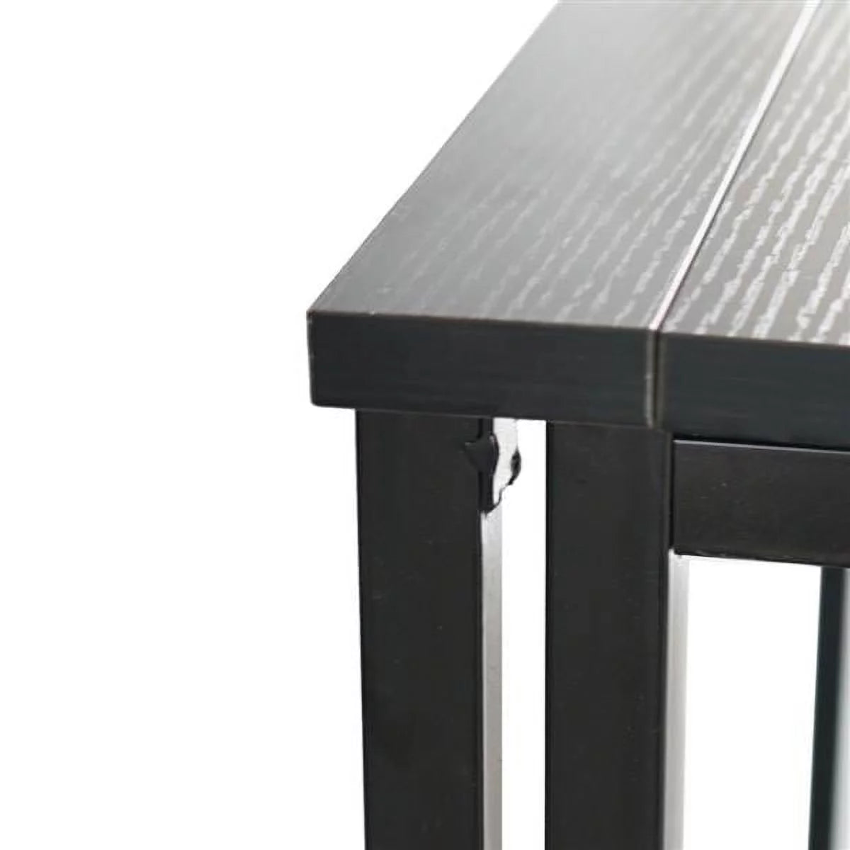 32" Black Computer Desk with Metal Leg T818