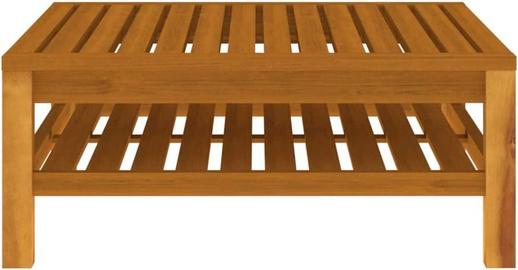 Acacia Wood Patio Furniture Set with Tea Table and Cushions R25984