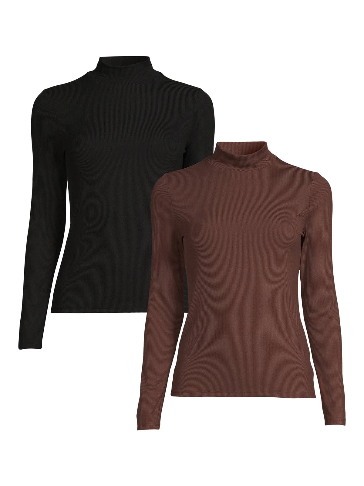 Mock Neck Long Sleeves Top 2-Pack N20585