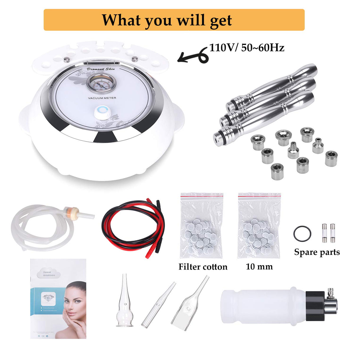 3-in-1 Diamond Facial Machine B483