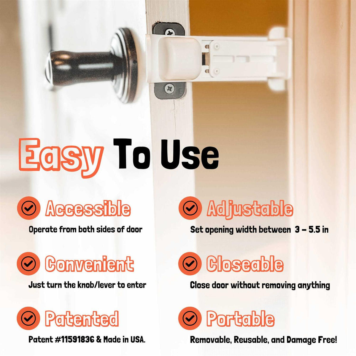 Cat Door Latch Holder J812654