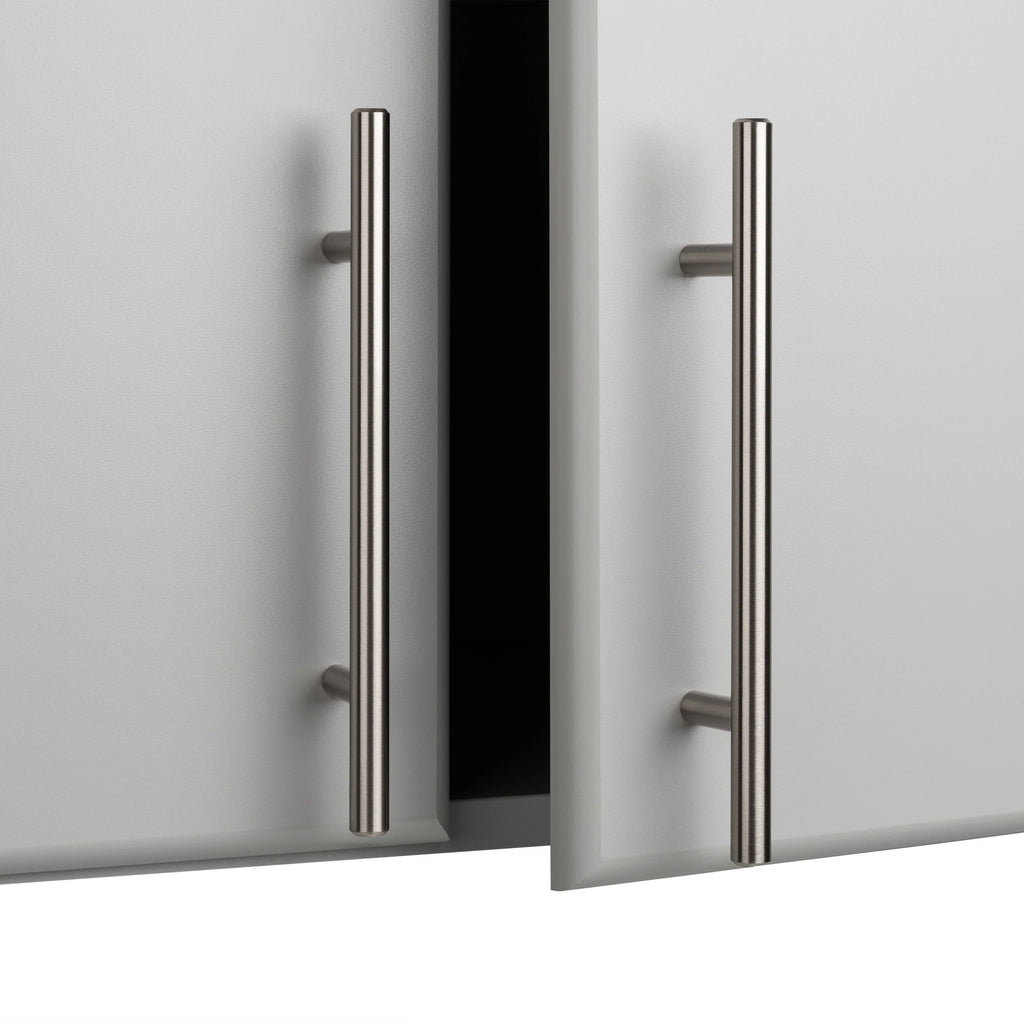 Light Gray Wall Cabinet with Storage Shelf I225455