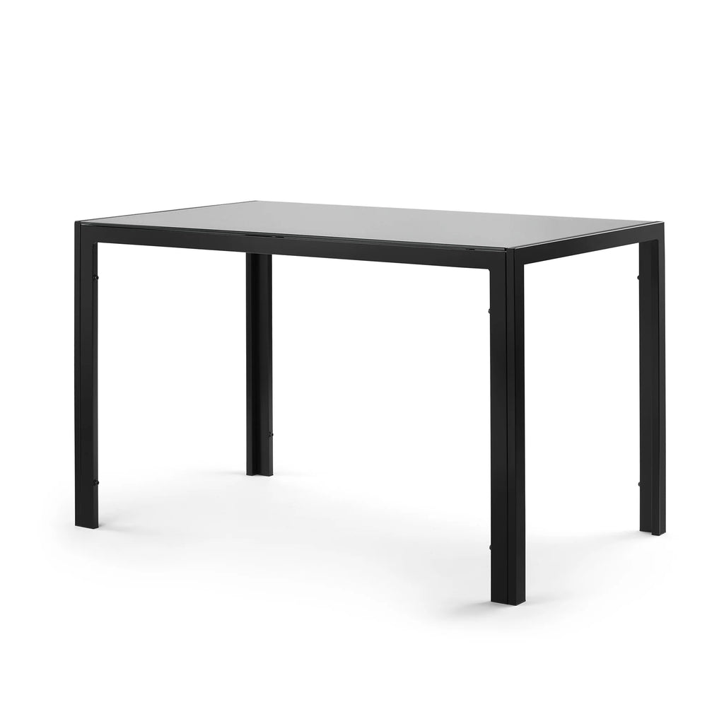 Black Tempered Glass-topped Dining Table I7081