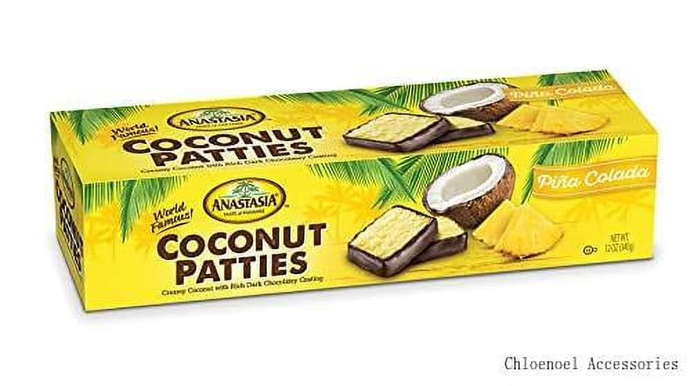 Coconut Patties Pina Colada 12 Ounce Pack of 4 V580