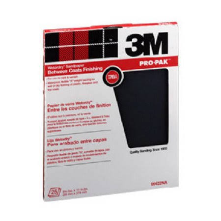 220 Grit Wet or Dry Sandpaper Sheets, 25 Pack X730