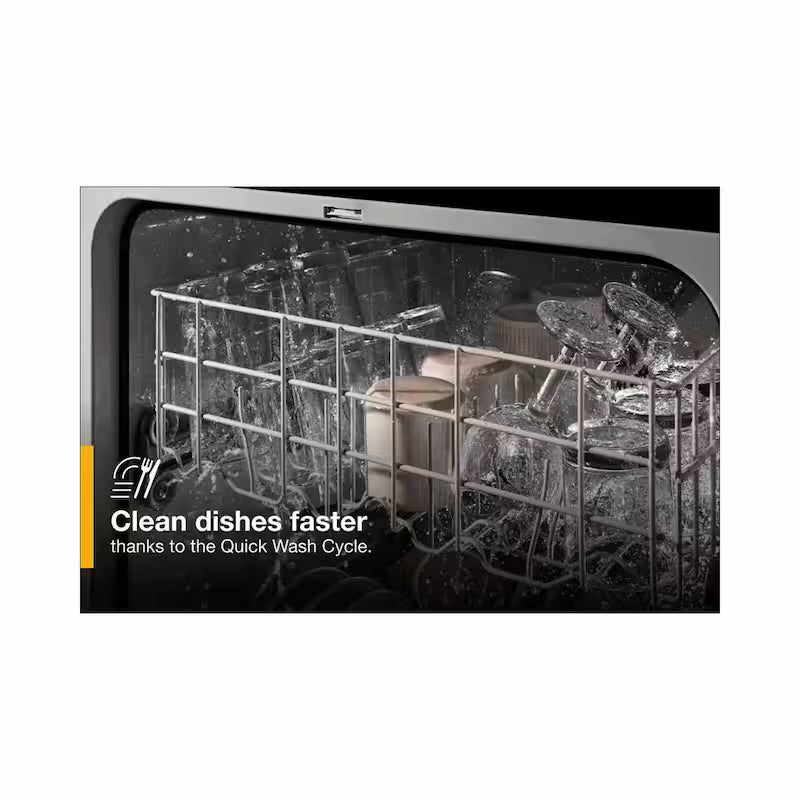 24 in. Built-In Tall Tub Dishwasher in Stainless Steel J766