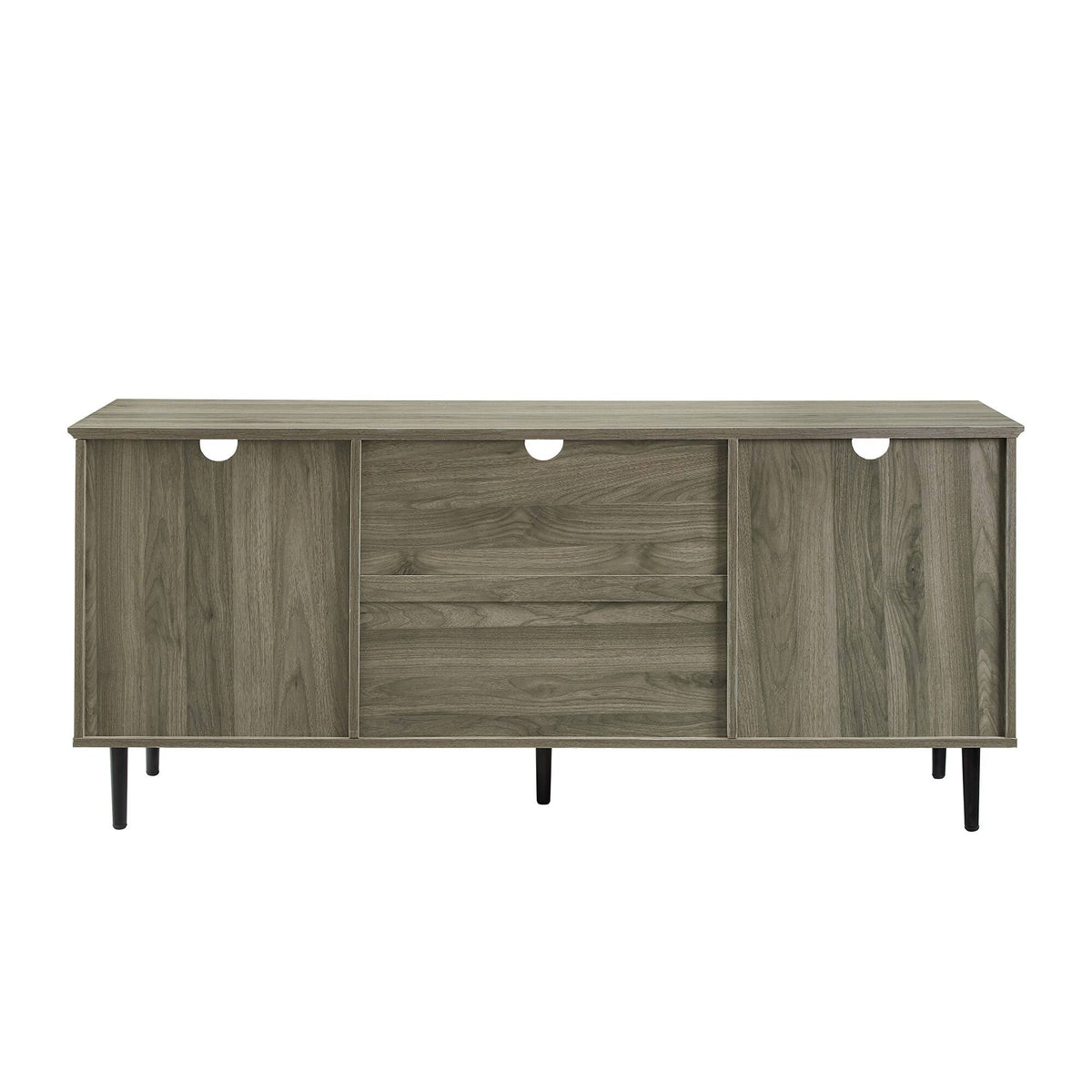 Reclaimed Barnwood 2-Door TV Console B803