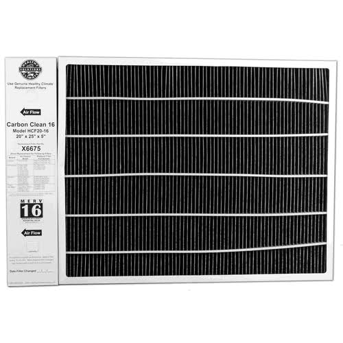 Carbon Coated MERV 16 20x25x5 Air Filter O8359