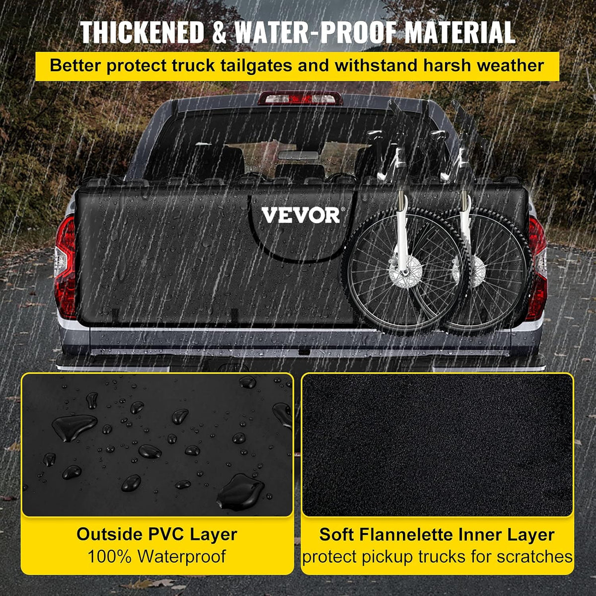 Tailgate Pad for Pickup Truck, 63 Bike Pickup Pad W457