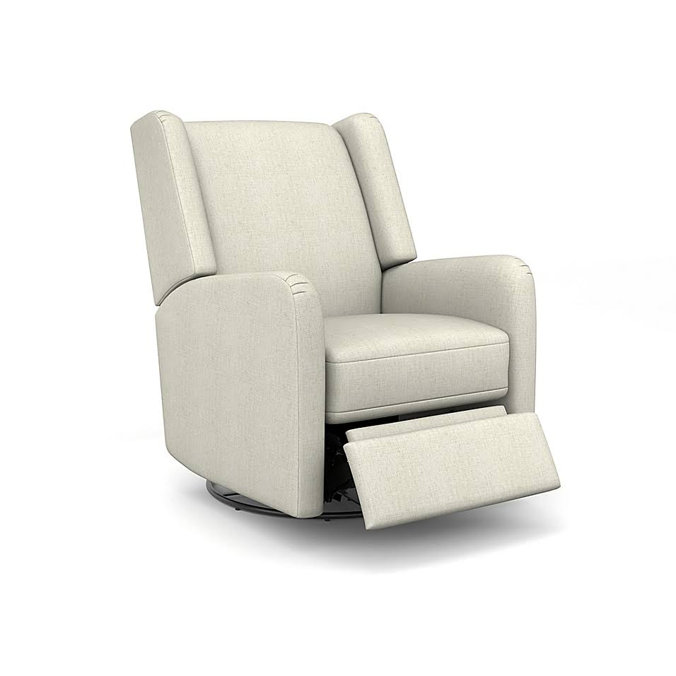 Ivory Snow Swivel Glider Recliner Z47060