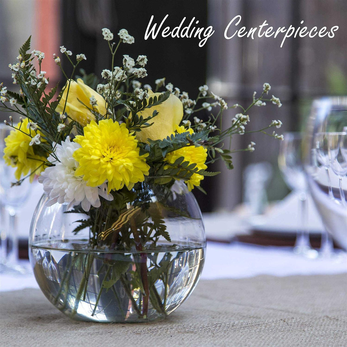 Glass Bubble Bowl Vase D6521