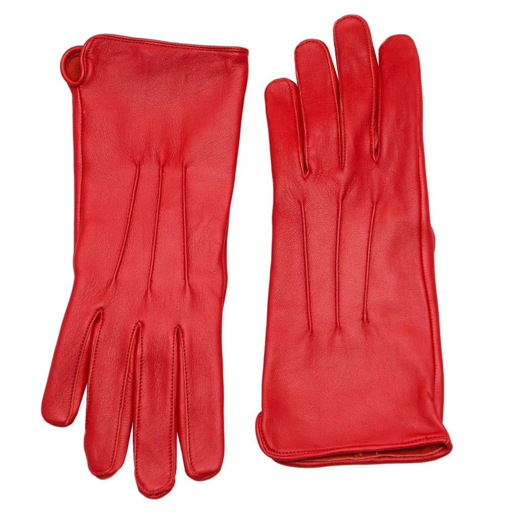 Genuine Leather Unlined Women Dress Gloves (M) F4447