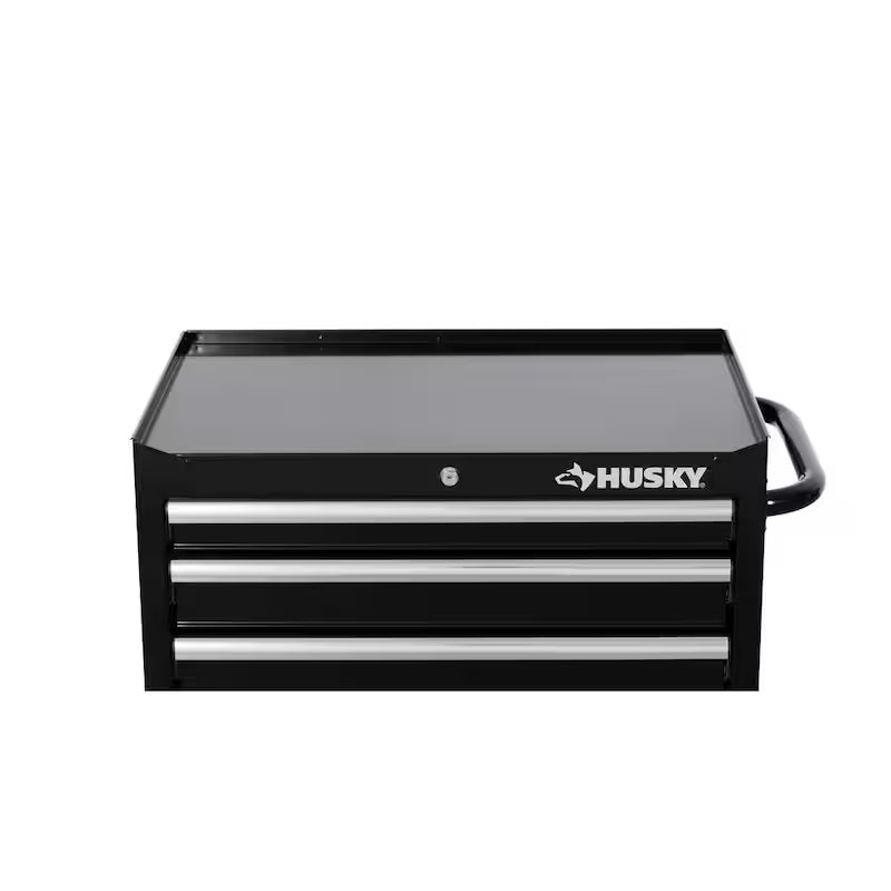27 in. W 5-Drawer Gloss Black Rolling Tool Cabinet K22685
