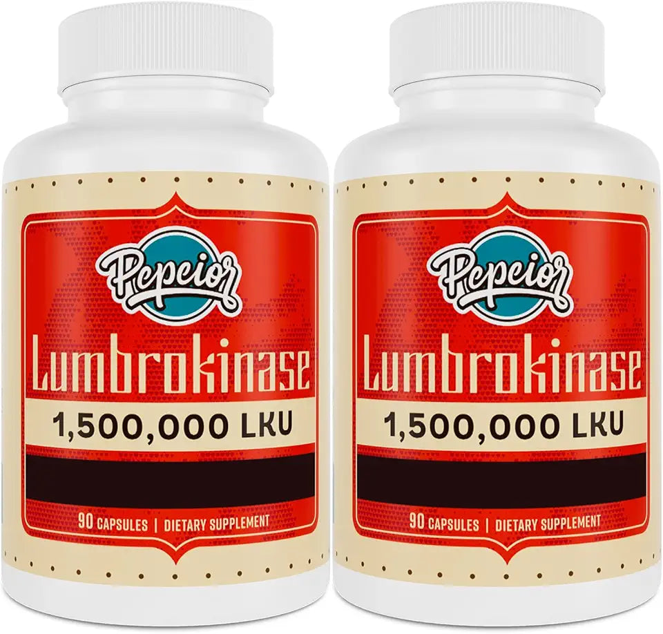 Lumbrokinase 200mg 90 Capsules 2 Bottles O784591