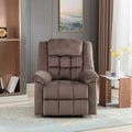 Chocolate Manual Recliner Chair Sofa Y78937